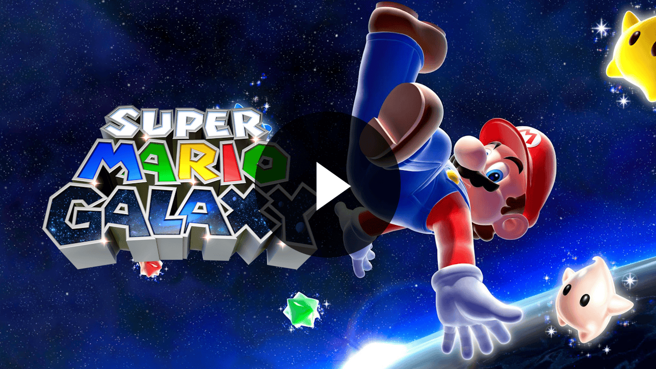 Super Mario Galaxy Trailer Poster