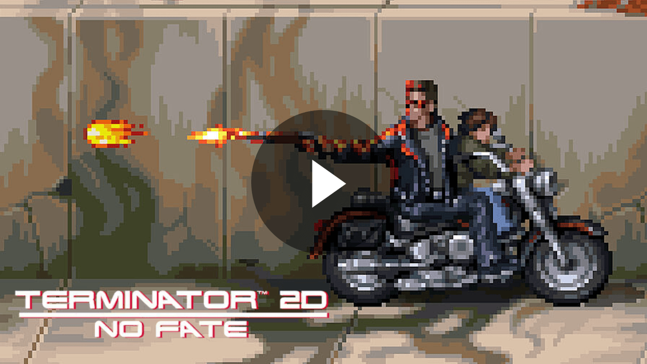 Terminator 2D: NO FATE Trailer Poster