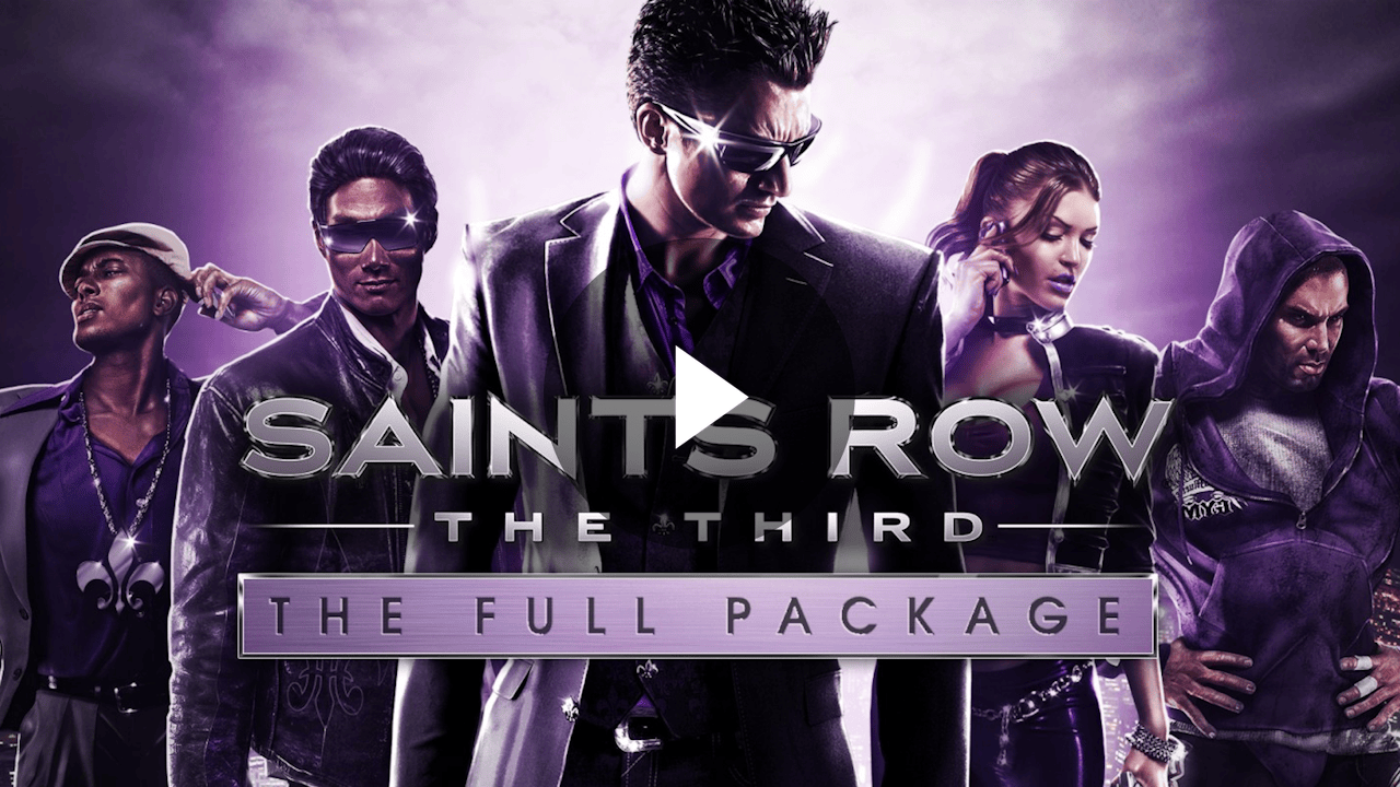 Saints Row: The Third - The Full Package Trailer Poster